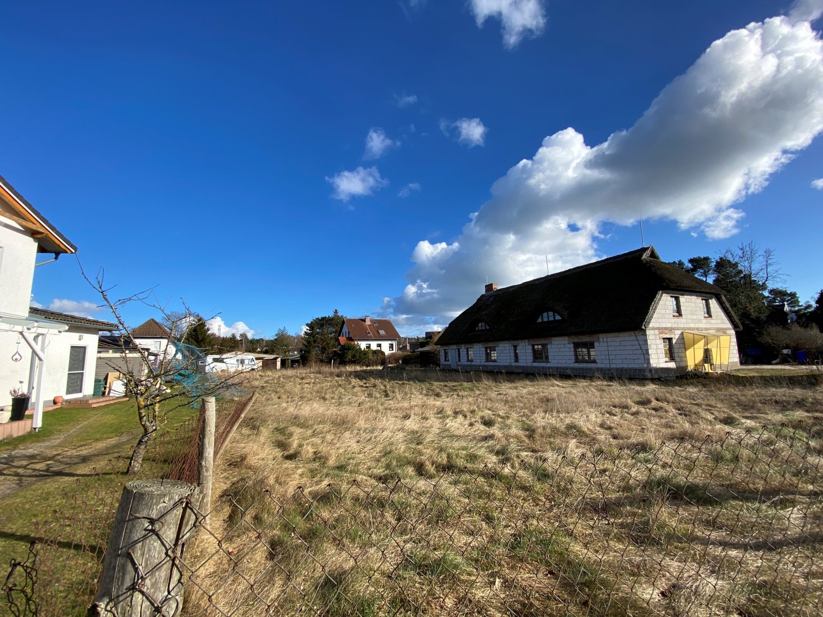 Blick auf hinteres Grundstück