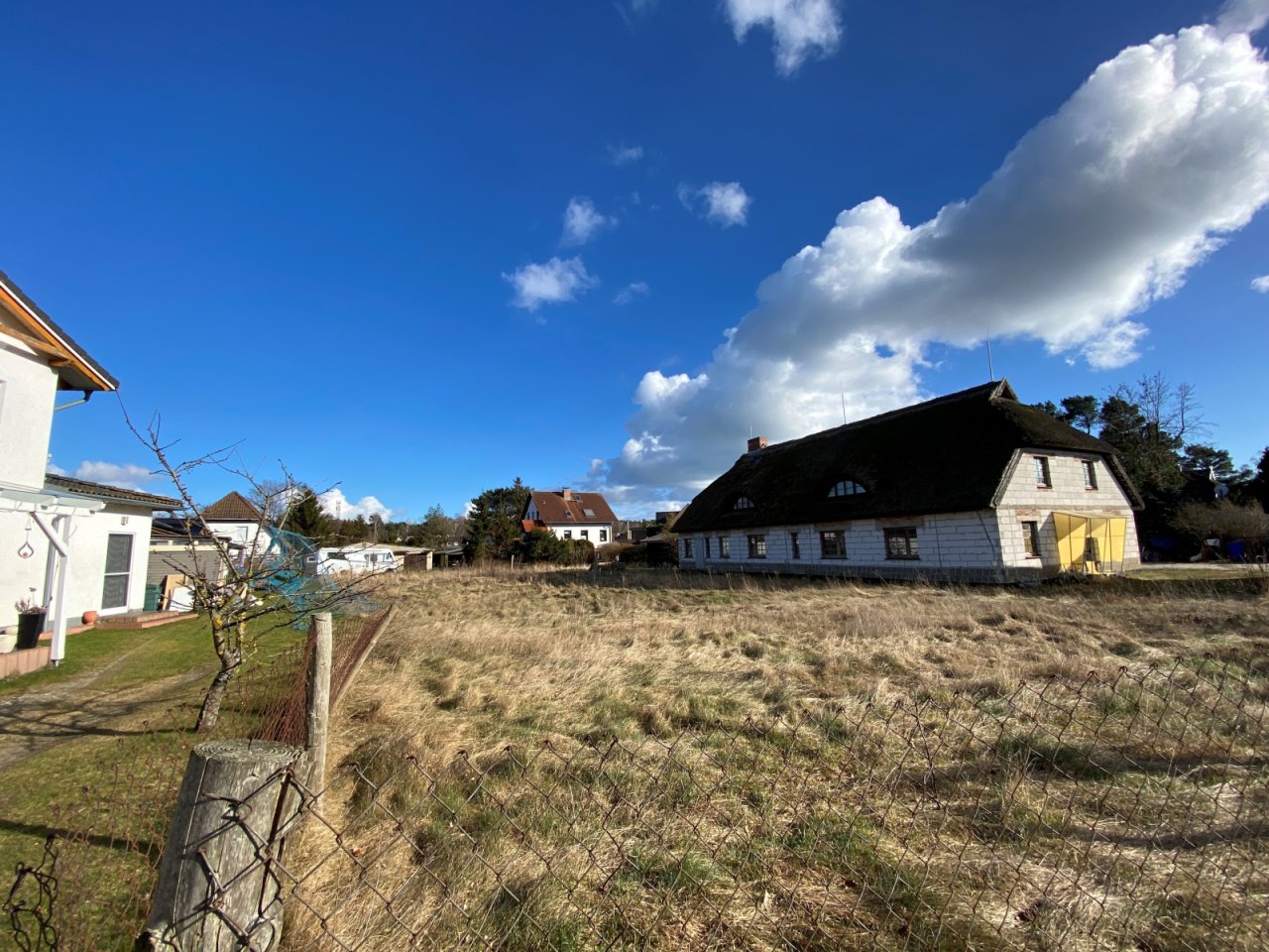 Blick auf hinteres Grundstück