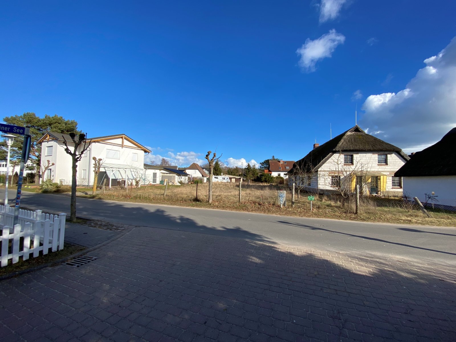 Blick von der Dorfstraße