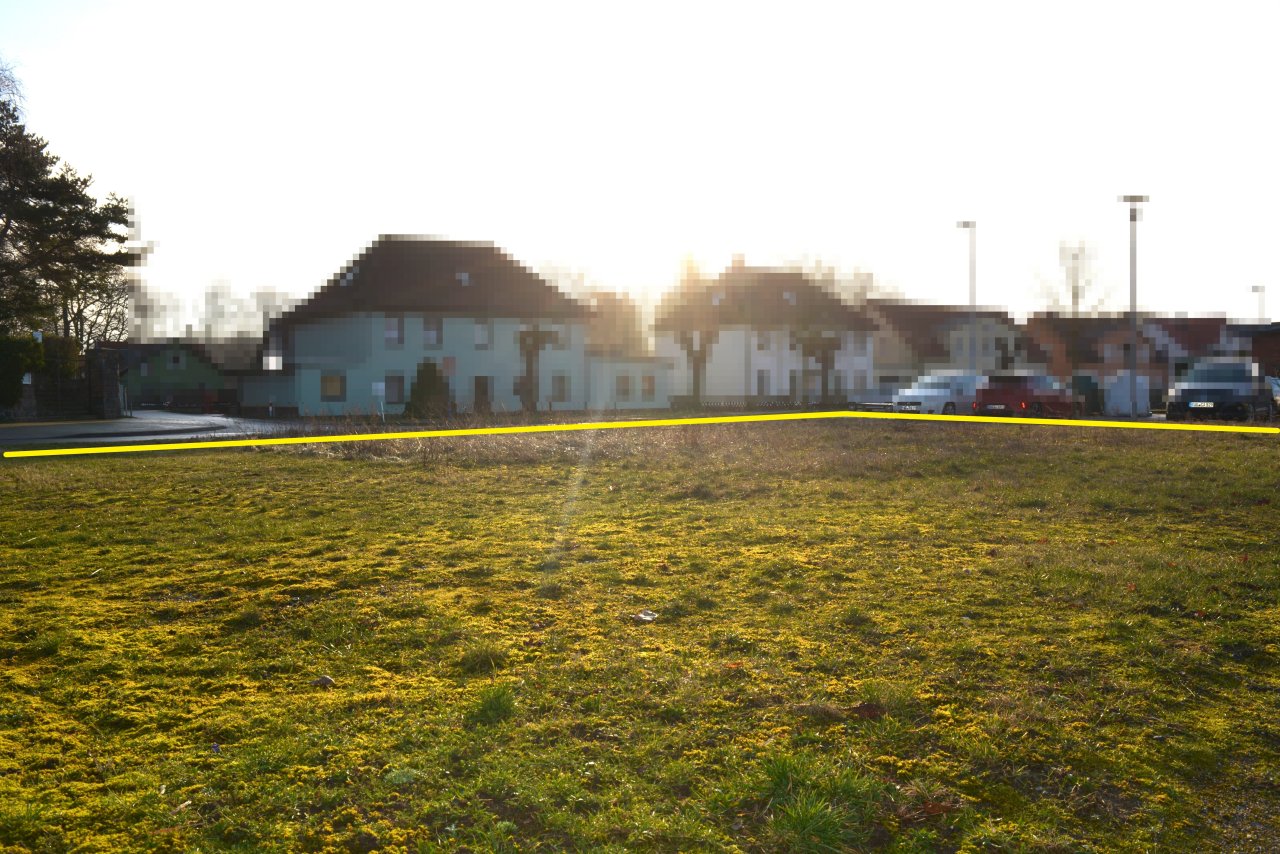 Blick vom Baugrundstück Blick vom Baugrundstück
