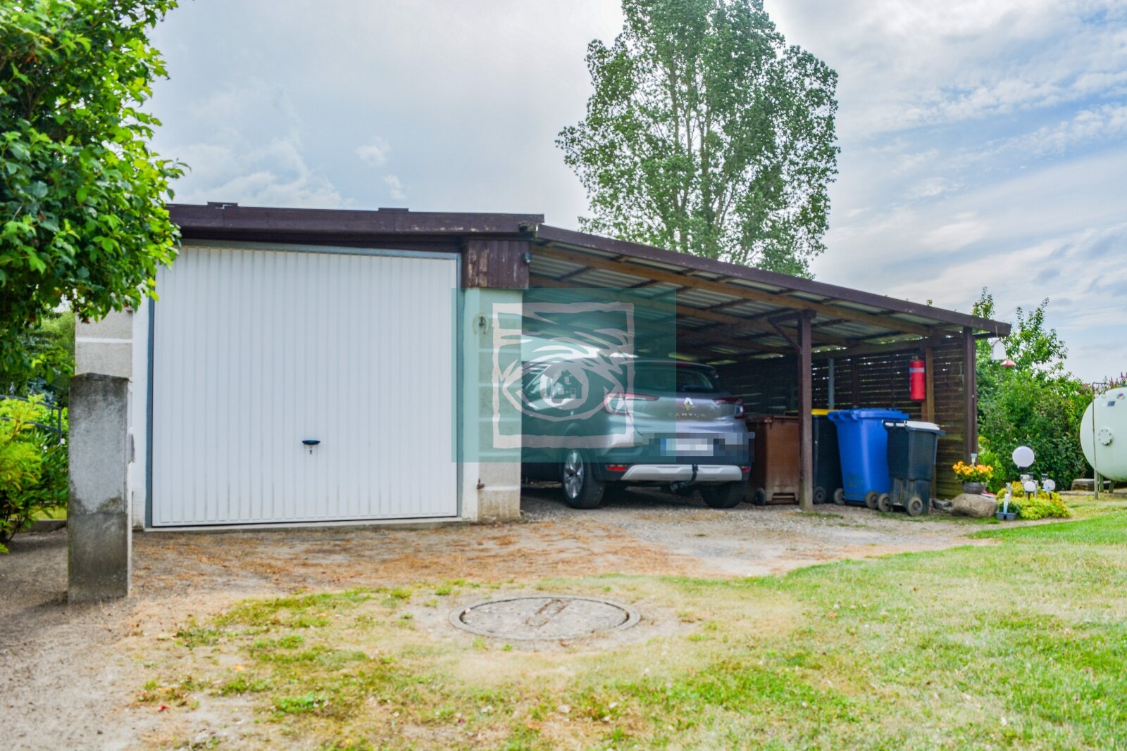 Garage mit Carport Garage mit Carport