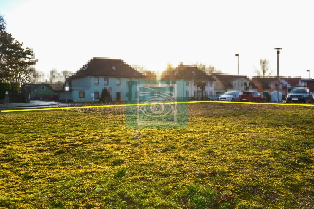 Blick vom Baugrundstück 