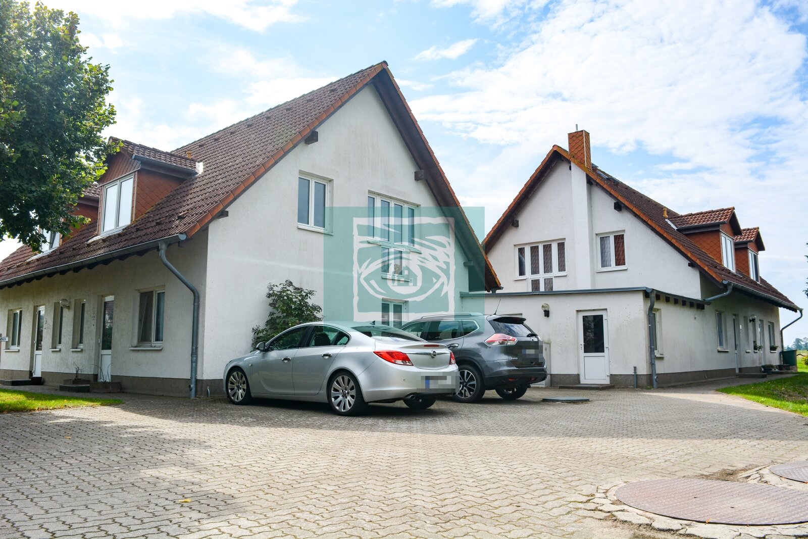 Ansicht vorderseitig Haus A & B