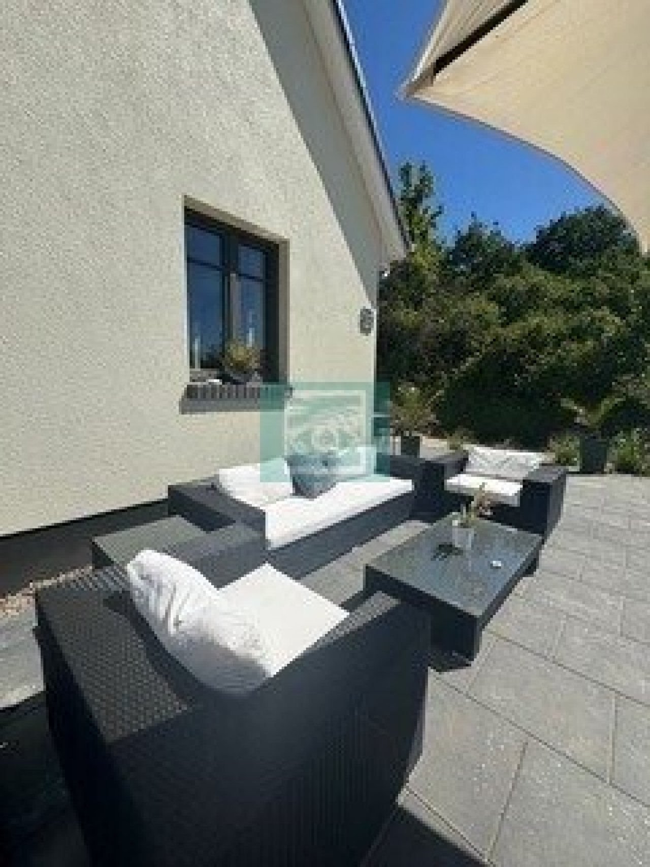 Terrasse Giebelseite