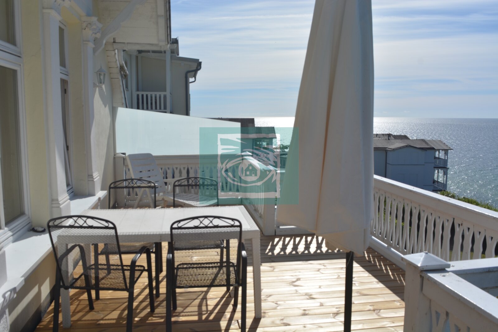 Dachterrasse mit Meerblick